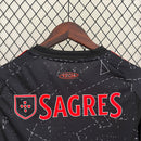 Camisa Benfica Away 2024/25 - Adidas Torcedor Masculina - Preta/Vermelha