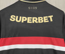 Camisa São Paulo Third 2025/26 - New Balance Torcedor Masculina - Preta/Vermelha