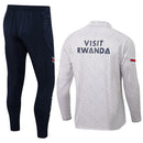 Conjunto Half Ziper PSG 2022/23 - Jordan Jaqueta + Calça - Branca/Azul