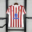 Camisa Pronta Entrega Atlético de Madrid Home 2025/26 - Nike Torcedor Masculina - Branca/Vermelha