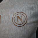 Camisa Napoli Away 2025/26 - EA7 Jogador Masculina - Bege/Marrom