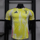 Camisa Juventus Away 2024/25 - Adidas Jogador Masculina - Amarela/Branca