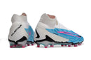 Chuteira Campo Nike Phantom GX Elite - Branca/Azul