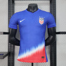 Camisa Seleção EUA Away 2024/25 - Nike Jogador Masculina - Azul/Vermelha