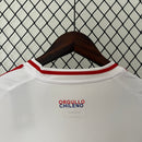 Camisa Seleção Chile Away 2024/25 - Adidas Torcedor Masculina - Branca/Vermelha