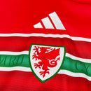 Camisa Seleção País de Gales Home 2026/27 - Adidas Torcedor Masculina - Vermelha/Verde