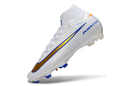 Chuteira Campo Nike Air Zoom Mercurial - Superfly IIX Elite  - Branca/Azul
