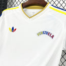 Camisa Seleção Venezuela Away  2026/27 - Adidas Torcedor Masculina - Branca/Amarela