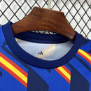 Camisa Seleção Espanha Pré Jogo 2026/27 - Adidas Torcedor Masculina - Azul/Laranja