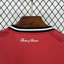 Camisa Pronta Entrega Manchester United Home 2025/26 - Adidas Torcedor Masculina - Vermelha/Preta