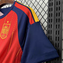 Camisa Pronta Entrega Seleção Espanha Home 2026/27 - Adidas Torcedor Masculina - Vermelha/Azul