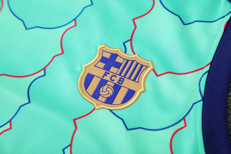 Kit Treino (Camisa + Shorts) - Barcelona 2024/25
