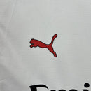 Camisa Pronta Entrega AC Milan Away 2025/26 - Puma Torcedor Masculina - Branca/Vermelha