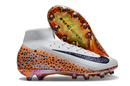 Chuteira Campo Pronta Entrega Nike Air Zoom Mercurial Superfly Elite - Branca/Laranja