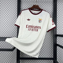 Camisa Benfica Away 2026/27 - Adidas Torcedor Masculina - Bege/Bordo