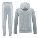 Kit Conjunto Nike Tech Fleece - Jaqueta e Calça- Cinza/Preta