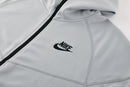 Kit Conjunto Nike Tech Fleece - Jaqueta e Calça- Cinza/Preta