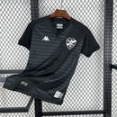 Camisa Vasco da Gama 2024/25 - Kappa Torcedor Masculina - Preta/Branca
