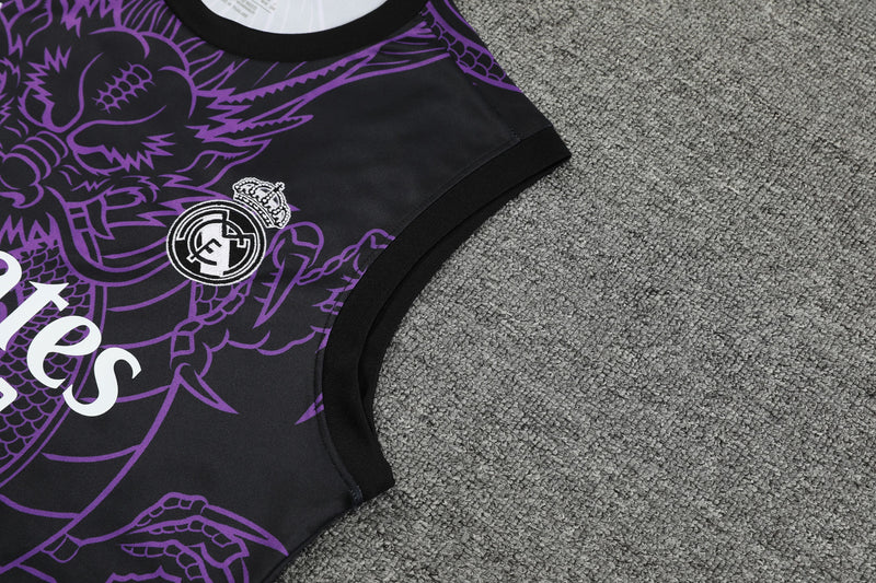 Kit Treino (Regata + Shorts) - Real Madrid 2024/25 Dragon