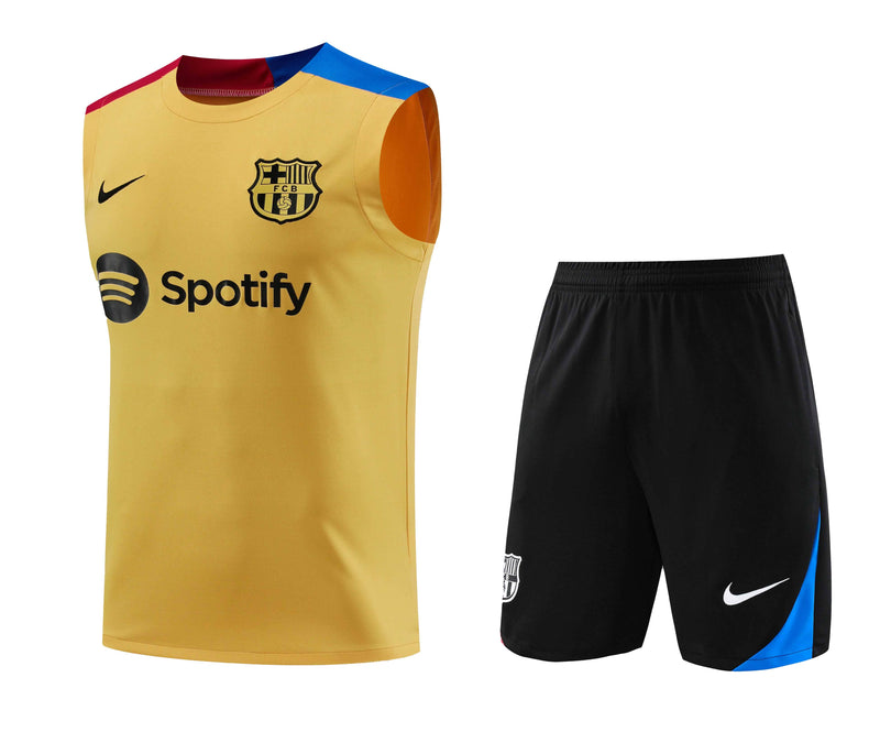 Kit Treino (Camisa + Shorts) - Barcelona 2024/25