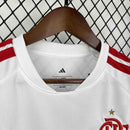 Camisa Flamengo Away 2026/27 - Adidas Torcedor Feminina - Branca/Vermelha