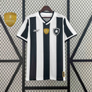 Camisa Botafogo Home 2024/25 - Reebok Torcedor Masculina - Preta/Branca