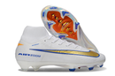 Chuteira Campo Nike Air Zoom Mercurial - Superfly IIX Elite  - Branca/Azul