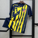 Camisa Atlético de Madrid Treino 2025/26 - Nike Torcedor Masculina - Azul/Amarela