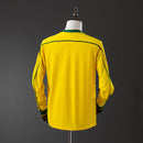 Camisa Brasil Titular 1998 - Versão Retrô - Manga Longa