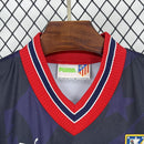 Camisa Atlético de Madrid Fhouth 1995/96 - Puma Retrô Masculina - Preta/Azul