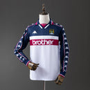 Camisa Manchester City Titular 97/98 - Versão Retrô - Manga Longa
