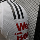 Camisa Fulham Home 2024/25 - Adidas Jogador Masculina - Branca/Preta