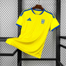 Camisa Seleção Ucrânia Home 2026/27 - Adidas Torcedor Masculina - Amarela/Azul