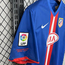 Camisa Atlético de Madrid Away 2010/11 - Nike Retrô Masculina - Azul/Vermelha