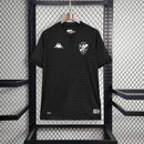 Camisa Vasco da Gama 2024/25 - Kappa Torcedor Masculina - Preta/Branca