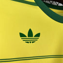 Camisa Seleção Brasil Home 1994 - Adidas Retrô Masculina - Amarela/Verde