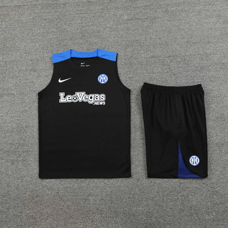 Kit Treino (Regata + Shorts) - Inter de Milão 2024/25