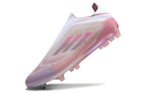 Chuteira Campo Adidas F50 - Lamine Yamal - Branca/Rosa