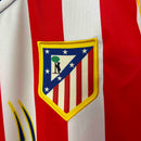 Camisa Manga Longa Atlético de Madrid Home 2004/05 - Nike Retrô Masculina - Vermelha/Branca