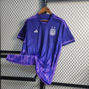 Camisa Seleção Argentina Away 2022/23 - Adidas Torcedor Masculina - Azul/Roxa