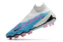 Chuteira Campo Nike Phantom GX Elite - Branca/Azul