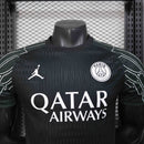 Camisa PSG Edição Especial 2025/26 - Jordan Jogador Masculina - Preta/Branca