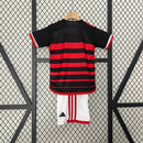 Kit Infantil Flamengo Home 2024/25 - Adidas Torcedor - Vermelha/Preta