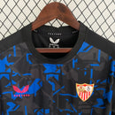 Camisa Sevilla Third 2023/24 - Castore Torcedor Masculina - Azul/Preta