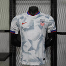 Camisa Seleção EUA Home 2025/26 - Nike Jogador Masculina - Branca/Cinza