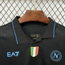 Camisa Napoli Third 2025/26 - EA7 Torcedor Masculina - Preta/Azul