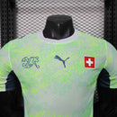 Camisa Seleção Suíça Away 2026/27 - Puma Jogador Masculina - Verde/Branca