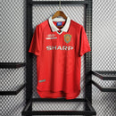 Camisa Manchester United Home 1999/00 - Umbro Retrô Masculina - Vermelha/Branca