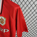 Camisa Manchester United Home 1999/00 - Umbro Retrô Masculina - Vermelha/Branca