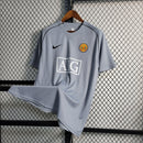 Camisa Manchester United Goleiro 2007/08 - Nike Retrô Masculina - Cinza/Preta